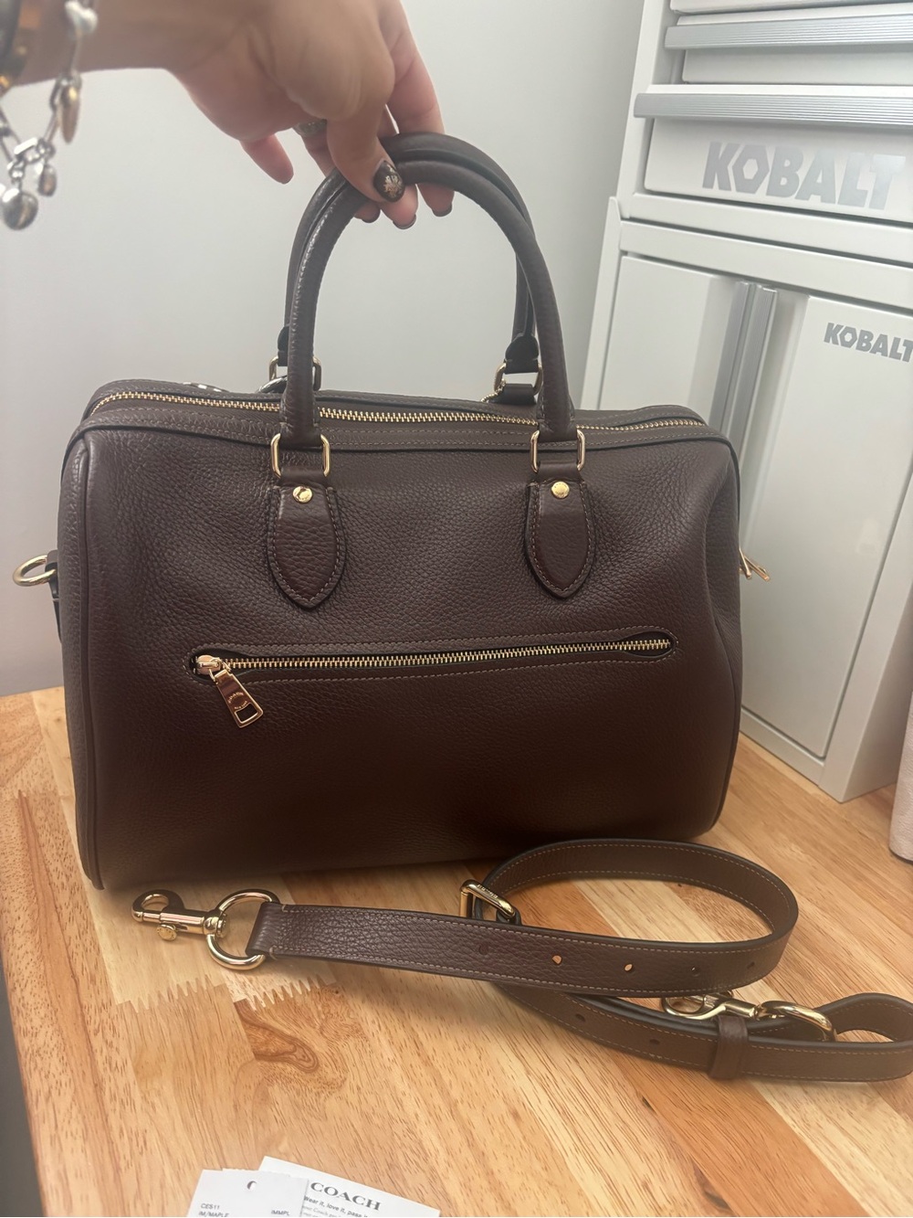 Coach Large Rowan in Maple - Picture 2 of 7
